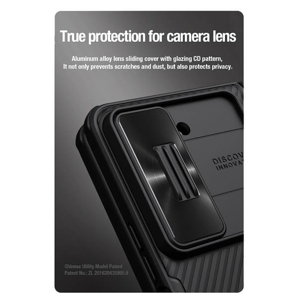Nillkin CamShield Samsung Galaxy Z Fold 5 5G Slide Camera Back Protective 360° Fiber Cover Kickstand (Black) Nillkin CamShield Samsung Galaxy Z Fold 5 5G Slide Camera Back Protective 360° Fiber Cover Kickstand (Black)